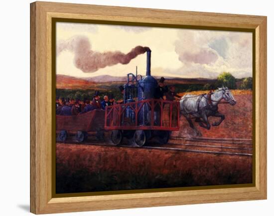 The Race of Tom Thumb-Herbert Stitt-Framed Premier Image Canvas