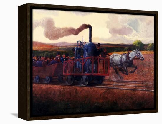 The Race of Tom Thumb-Herbert Stitt-Framed Premier Image Canvas