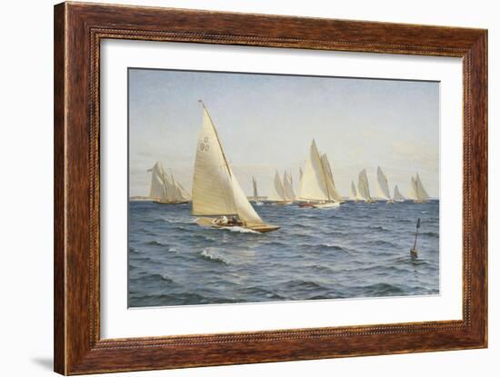 The Race-Axel		 Johansen-Framed Giclee Print