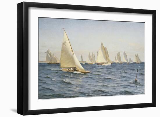 The Race-Axel		 Johansen-Framed Giclee Print