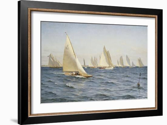 The Race-Axel		 Johansen-Framed Giclee Print