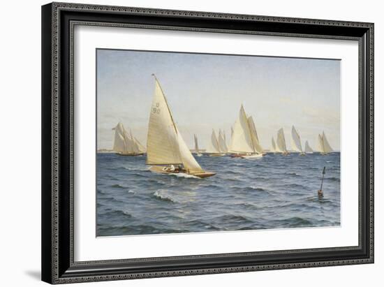 The Race-Axel		 Johansen-Framed Giclee Print