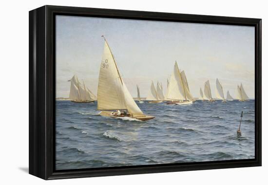 The Race-Axel		 Johansen-Framed Premier Image Canvas