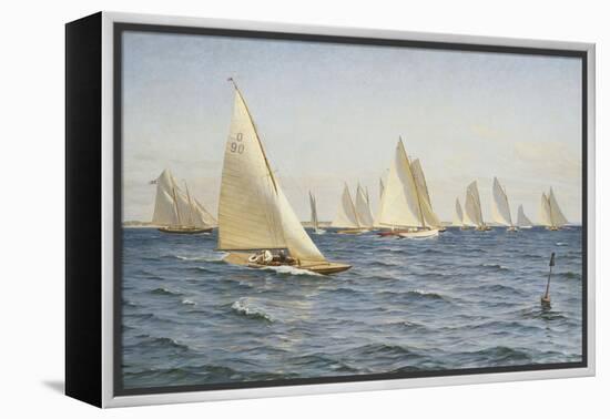 The Race-Axel		 Johansen-Framed Premier Image Canvas