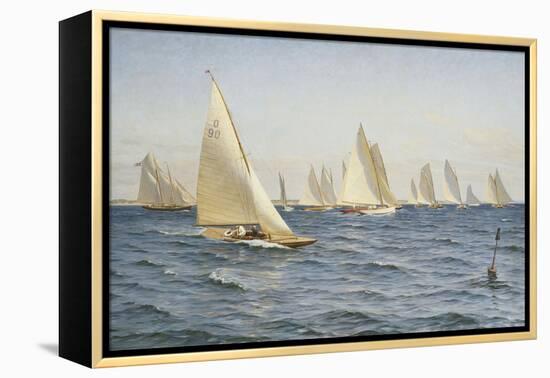 The Race-Axel		 Johansen-Framed Premier Image Canvas