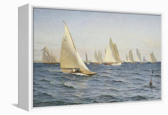 The Race-Axel		 Johansen-Framed Premier Image Canvas