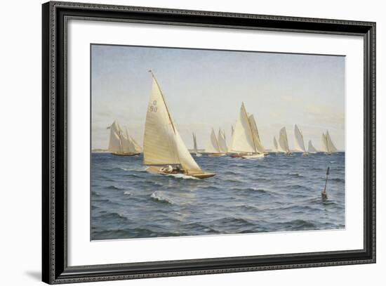 The Race-Axel		 Johansen-Framed Giclee Print