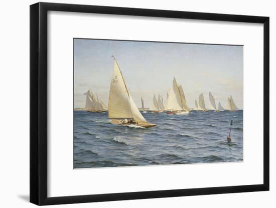 The Race-Axel		 Johansen-Framed Premium Giclee Print