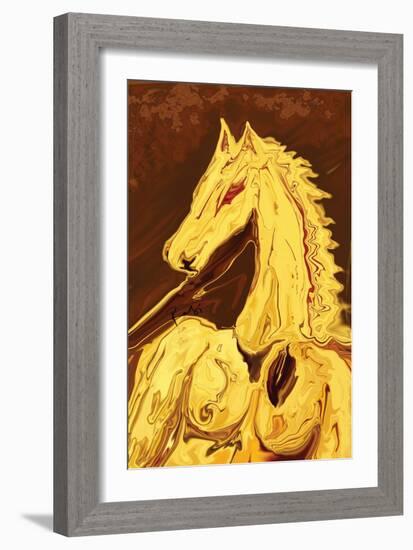 The Race-Rabi Khan-Framed Art Print