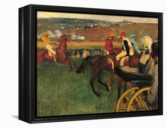 The Racecourse-Edgar Degas-Framed Premier Image Canvas