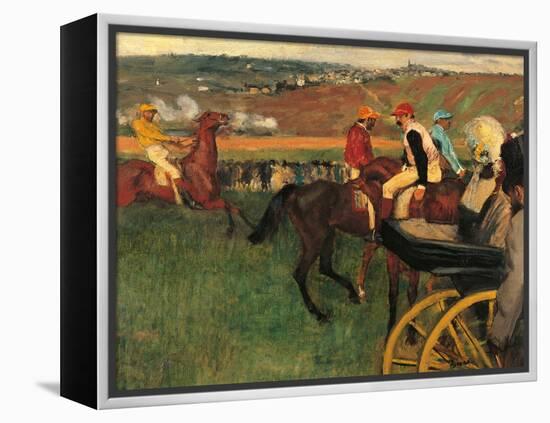 The Racecourse-Edgar Degas-Framed Premier Image Canvas