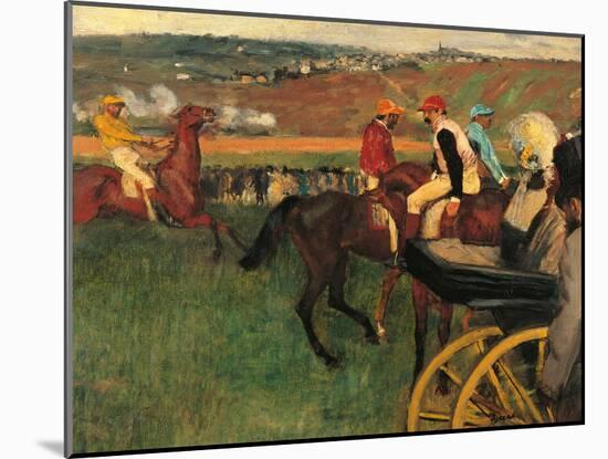 The Racecourse-Edgar Degas-Mounted Giclee Print