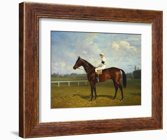 The Racehorse, 'Northeast' with Jockey Up-Emil Adam-Framed Giclee Print