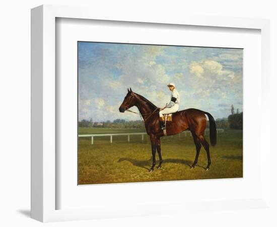 The Racehorse, 'Northeast' with Jockey Up-Emil Adam-Framed Giclee Print