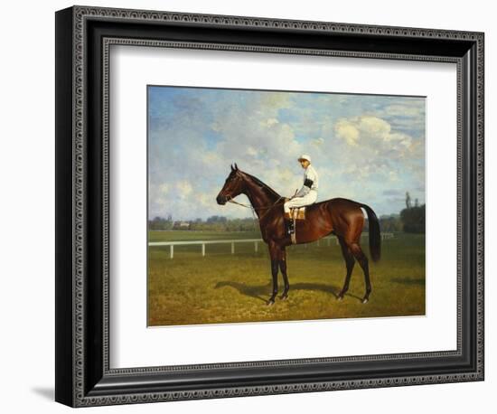 The Racehorse, 'Northeast' with Jockey Up-Emil Adam-Framed Giclee Print