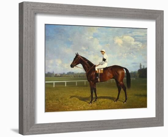 The Racehorse, 'Northeast' with Jockey Up-Emil Adam-Framed Giclee Print