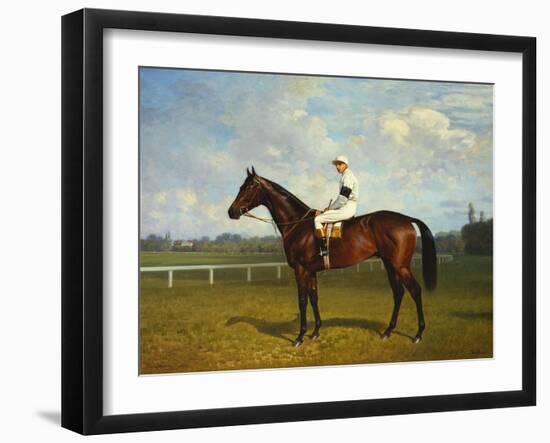 The Racehorse, 'Northeast' with Jockey Up-Emil Adam-Framed Giclee Print