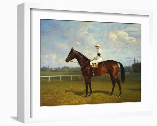 The Racehorse, 'Northeast' with Jockey Up-Emil Adam-Framed Giclee Print