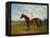 The Racehorse, 'Northeast' with Jockey Up-Emil Adam-Framed Premier Image Canvas