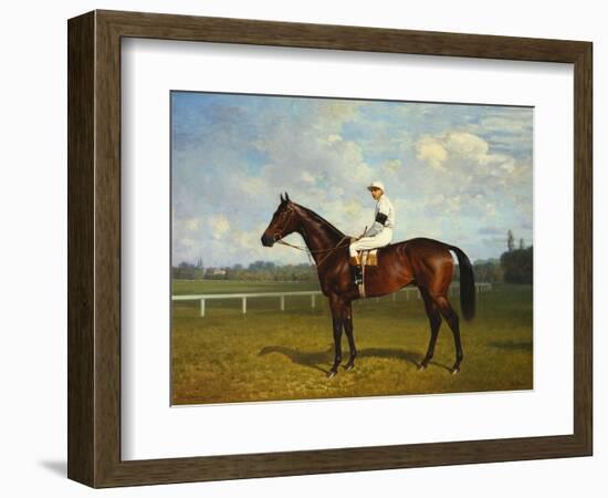 The Racehorse, 'Northeast' with Jockey Up-Emil Adam-Framed Premium Giclee Print