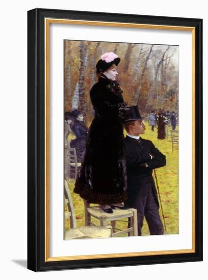 The Races at Auteuil-Giuseppe De Nittis-Framed Giclee Print