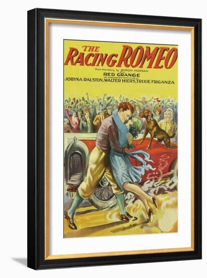 The Racing Romeo-null-Framed Art Print