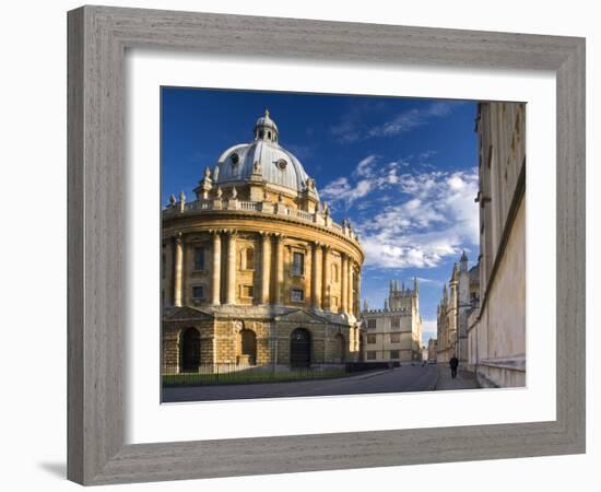 The Radcliffe Camera Building, Oxford University, Oxford, Oxfordshire, England, United Kingdom, Eur-Ben Pipe-Framed Photographic Print