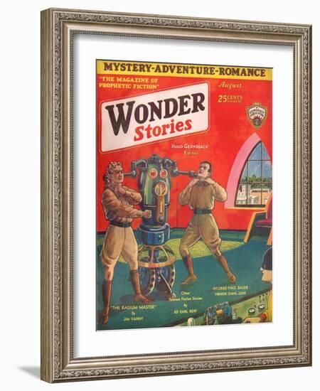 The Radium Master-Frank R Paul-Framed Art Print