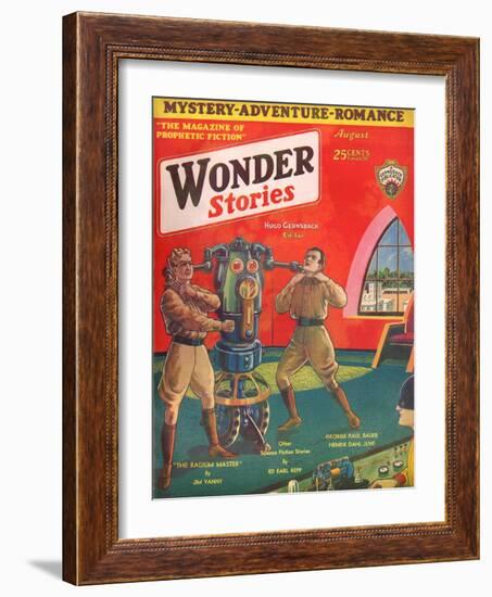 The Radium Master-Frank R Paul-Framed Art Print