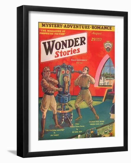 The Radium Master-Frank R Paul-Framed Art Print