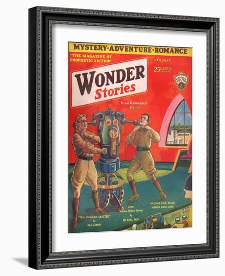 The Radium Master-Frank R Paul-Framed Art Print