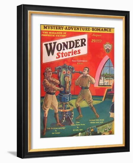 The Radium Master-Frank R Paul-Framed Art Print