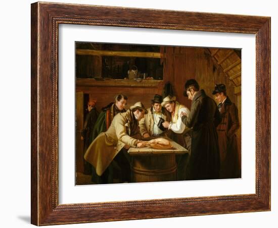 The Raffle (Raffling for the Goose), 1837-William Sidney Mount-Framed Giclee Print