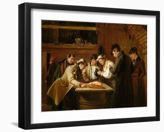 The Raffle (Raffling for the Goose), 1837-William Sidney Mount-Framed Giclee Print