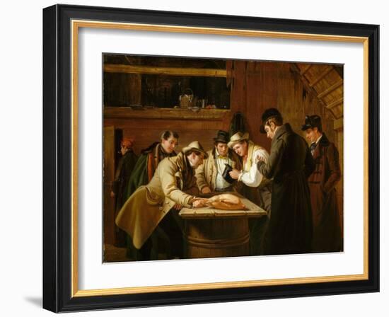 The Raffle (Raffling for the Goose), 1837-William Sidney Mount-Framed Giclee Print