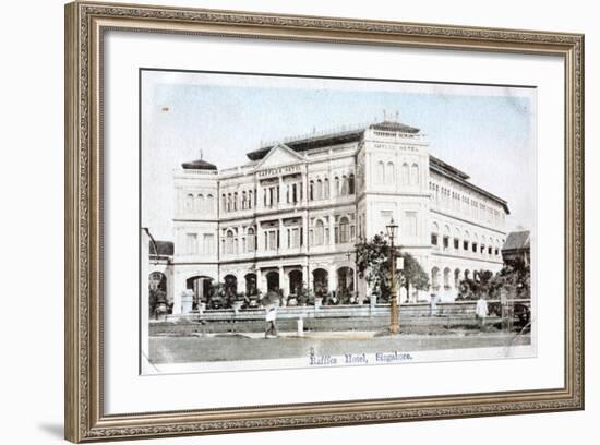 The Raffles Hotel in Singapore-null-Framed Giclee Print