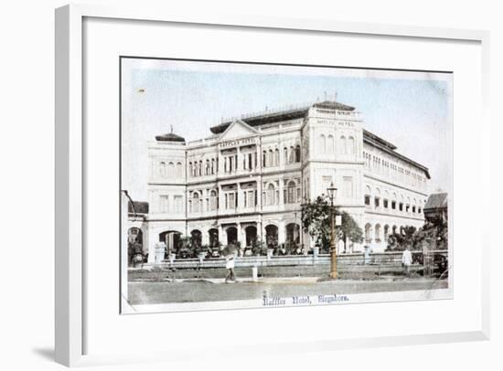 The Raffles Hotel in Singapore-null-Framed Giclee Print