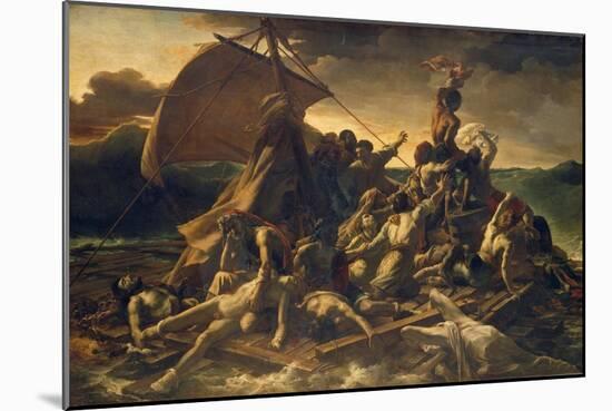 The Raft of the Medusa, 1818-19-Théodore Géricault-Mounted Giclee Print