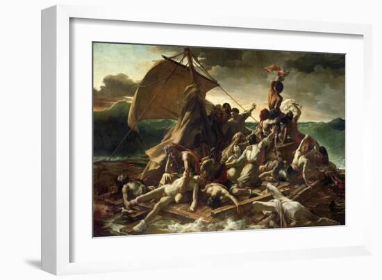 The Raft of the Medusa, 1819-Théodore Géricault-Framed Giclee Print