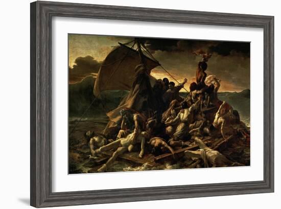 The Raft of the Medusa, 1819-Théodore Géricault-Framed Giclee Print