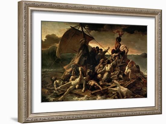 The Raft of the Medusa (Le Radeau De La Médus), 1818-1819-Théodore Géricault-Framed Giclee Print