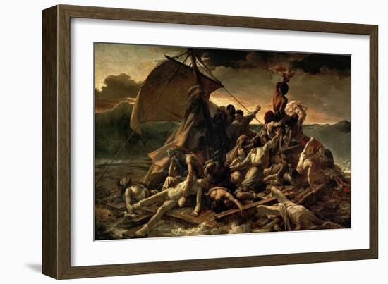 The Raft of the Medusa (Le Radeau De La Médus), 1818-1819-Théodore Géricault-Framed Giclee Print