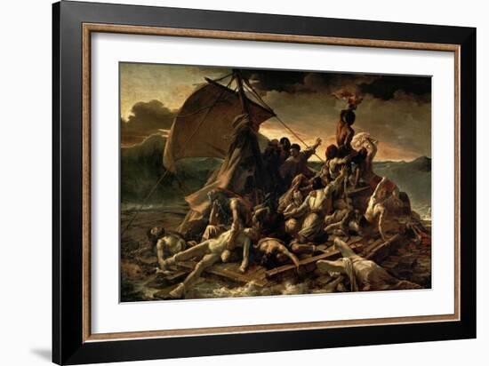 The Raft of the Medusa (Le Radeau De La Médus), 1818-1819-Théodore Géricault-Framed Giclee Print