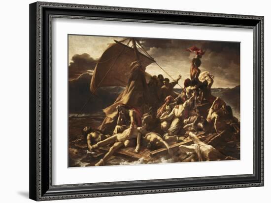 The Raft of the Medusa-Théodore Géricault-Framed Art Print