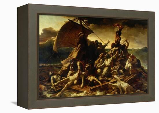 The Raft of the Medusa-Théodore Géricault-Framed Premier Image Canvas