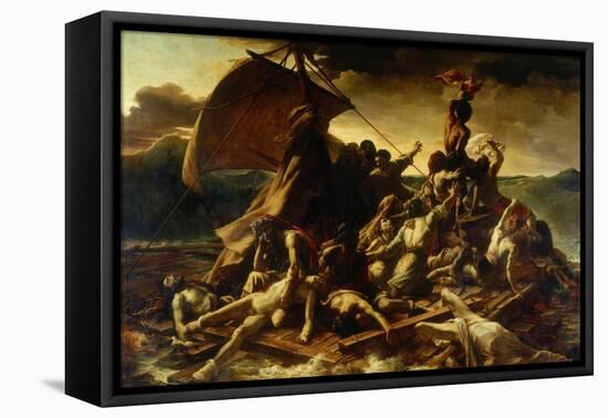 The Raft of the Medusa-Théodore Géricault-Framed Premier Image Canvas