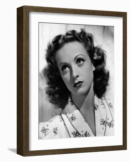 The Rage of Paris, Danielle Darrieux, 1938-null-Framed Photo