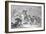 The Ragged and Defeated Continental Army Marching to Encampment at Valley Forge, Winter of 1777-78-null-Framed Giclee Print