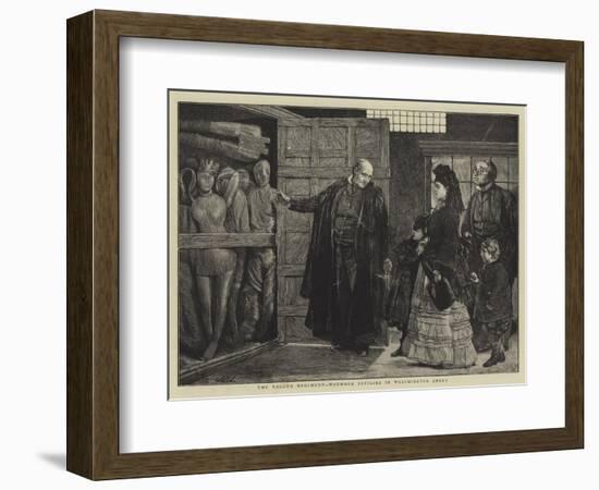 The Ragged Regiment, Waxwork Effigies in Westminster Abbey-Sir James Dromgole Linton-Framed Giclee Print