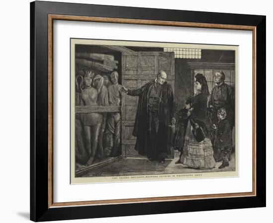 The Ragged Regiment, Waxwork Effigies in Westminster Abbey-Sir James Dromgole Linton-Framed Giclee Print